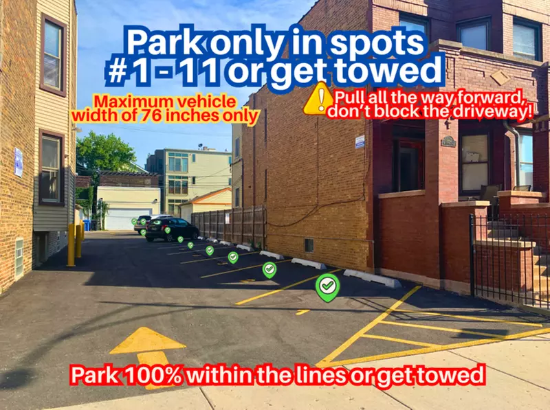 Parking at 1446 W. Irving Park Rd. Lot