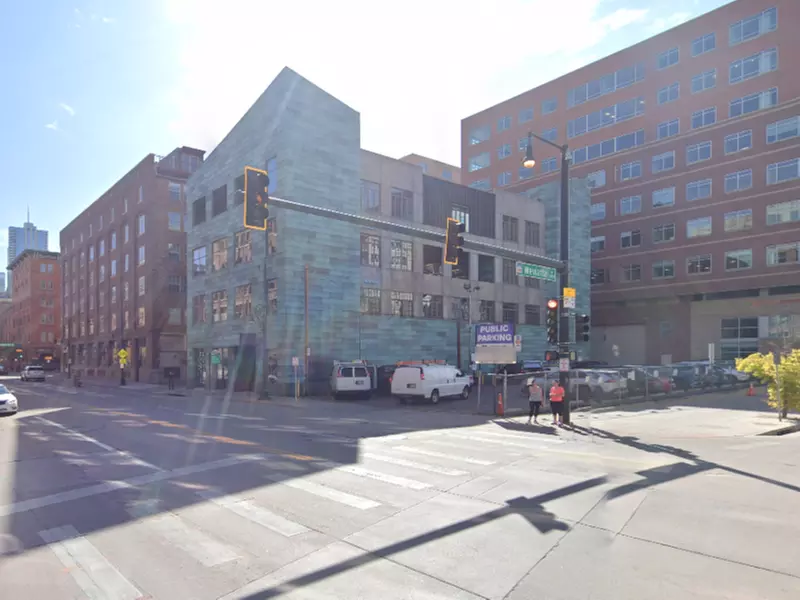 Parking at 1480 Wewatta St. Lot