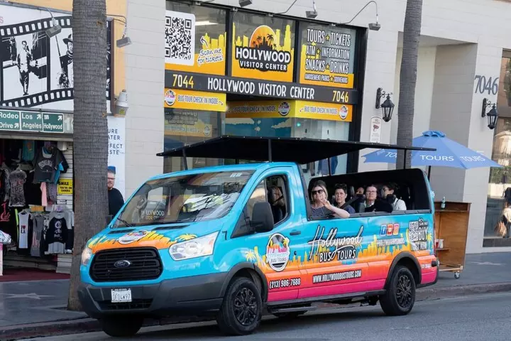 Hollywood, Beverly Hills & Celebrity Homes Tour by Open Air Bus