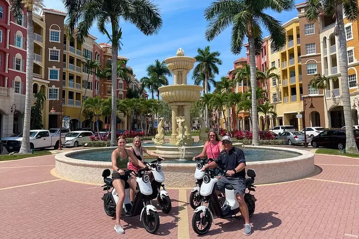 Electric Moped Tour of Naples Florida Family Fun and Easy To Ride - Primary Image