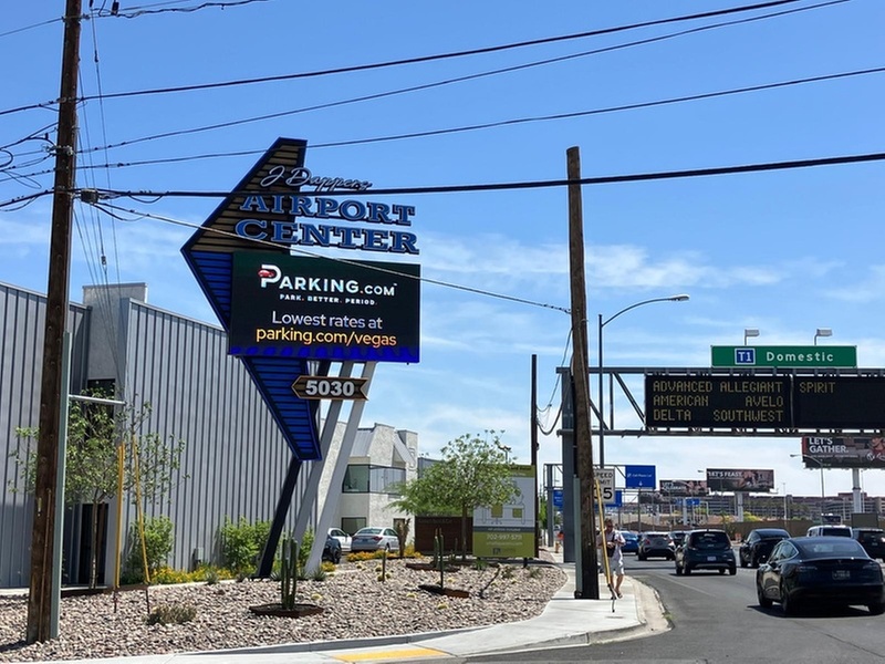 Parking at Airport Center Lot