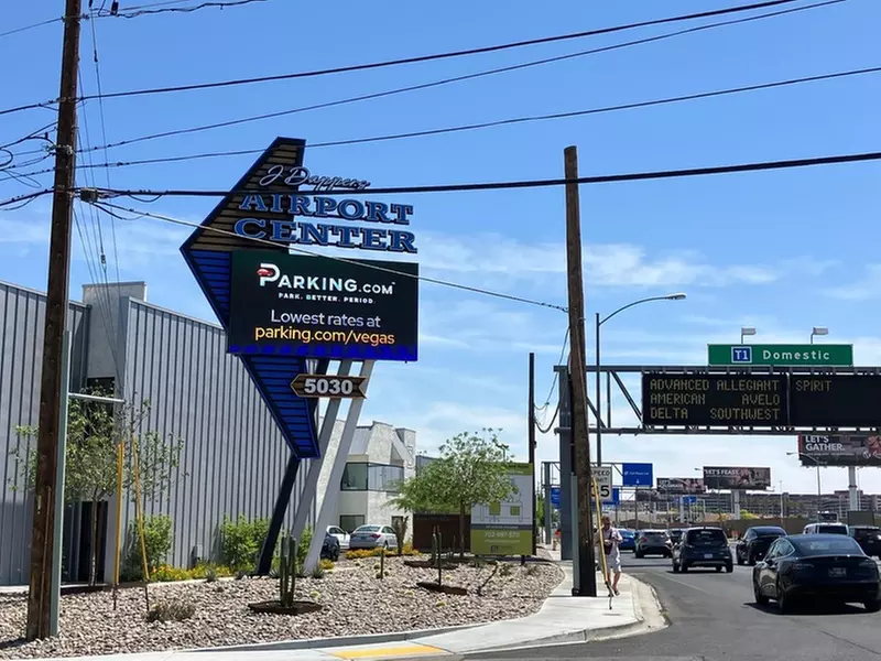 Parking at Airport Center Lot