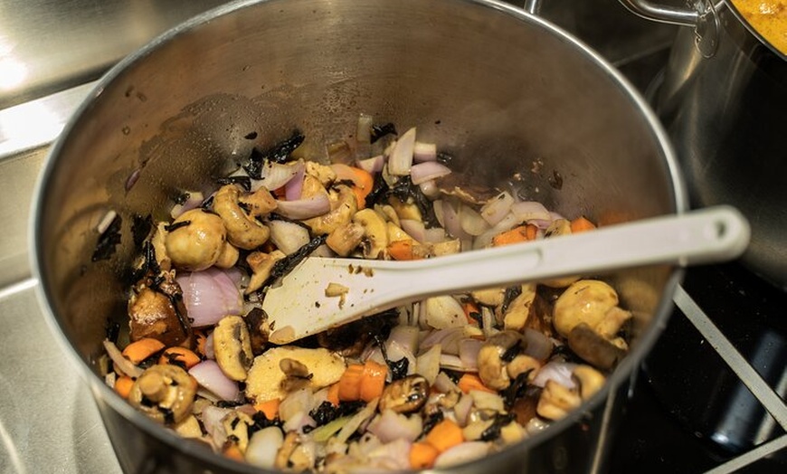 Image 15: Barcelona Paella Cooking Class &amp; Boqueria &amp; Hofmann-Trained Chefs