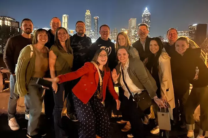 City Lights Atlanta Night-Time Tour with Photos & Dinner Stop