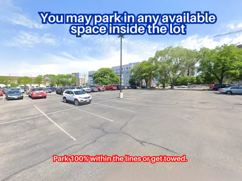 Parking at 2725 University Ave. SE Lot