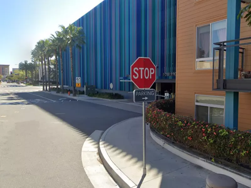 Parking at Hotel Fera Anaheim Garage