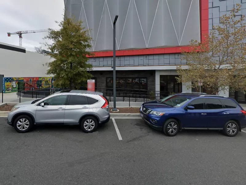 Parking at 670 Rhode Island Ave. NE. Lot