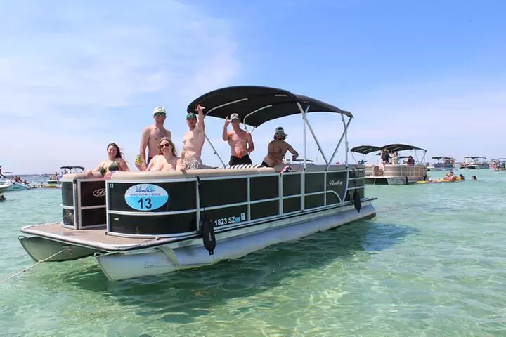 Okaloosa Island Fun Half Day Pontoon Boat Rental