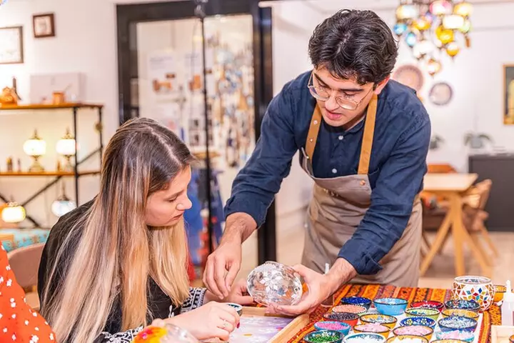 Mosaic Lamp Workshop in Brighton, MA