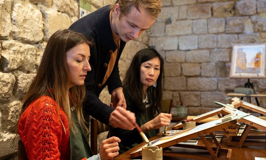 Image 13: Atelier d'aquarelle cinématographique et expérience thé au Boma Café