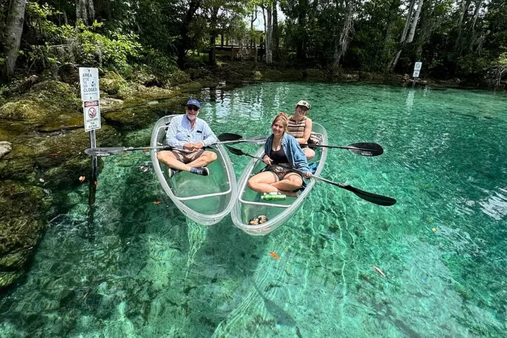 Crystal River Three Sisters Springs and Manatee Clear Kayak Tours