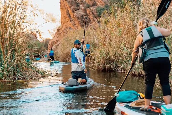 Guided Single Kayak Tour of Hidden Coves at Canyon Lake