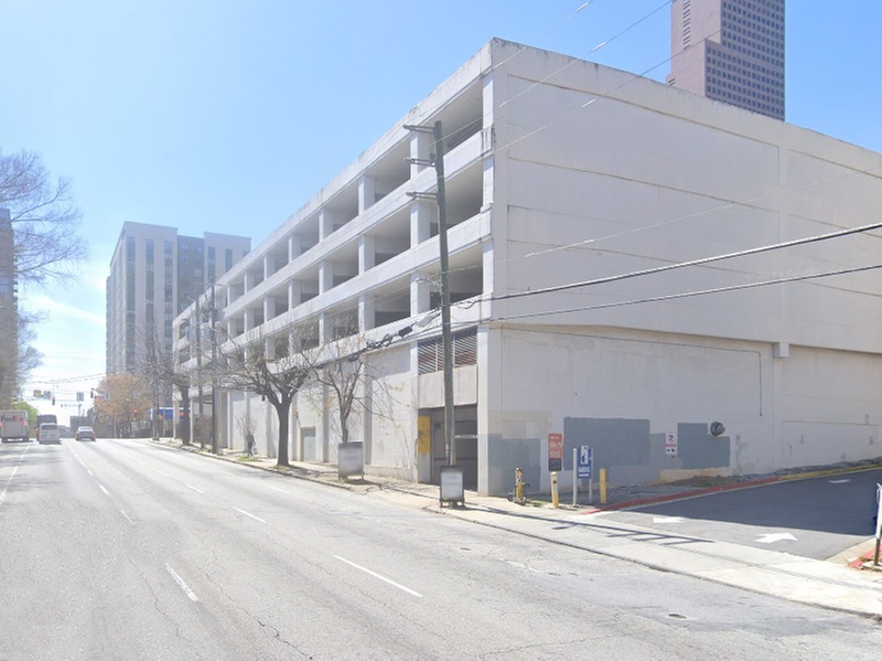Parking at 90 Ellis St. NE. Garage