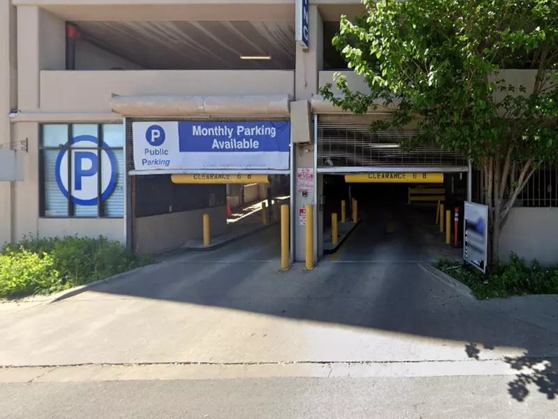 Parking at 710 Trinity St. Garage
