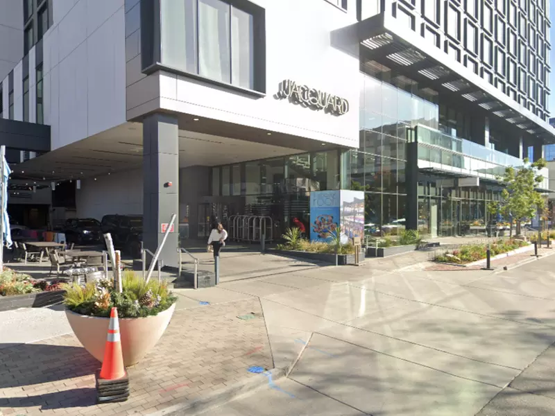 Parking at The Jacquard - Valet Kiosk