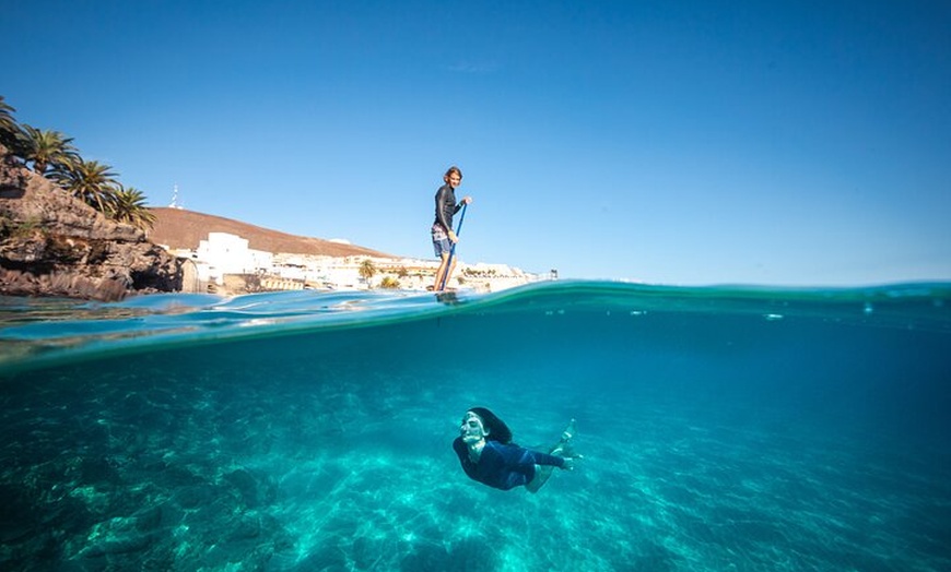 Image 2: Curso de iniciación al SUP en la pintoresca bahía de Morro Jable