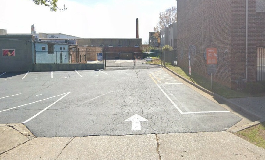 Image 2: Parking at 249 Peters St. SW. Lot