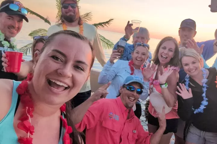 2 hour Tiki Pub Sensational Dolphin Sunset Cruise (Adults only)