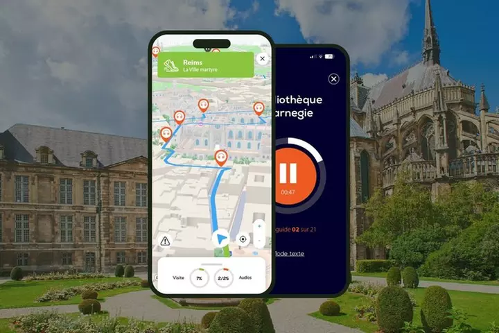 Reims Visite audioguidée à pied 1h40 et 21 commentaires audios - Primary Image