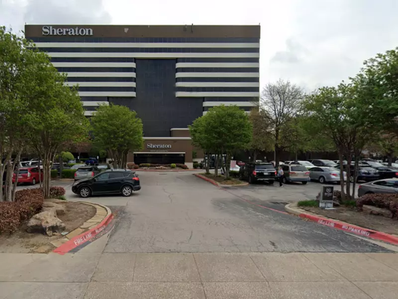 Parking at Sheraton DFW Lot
