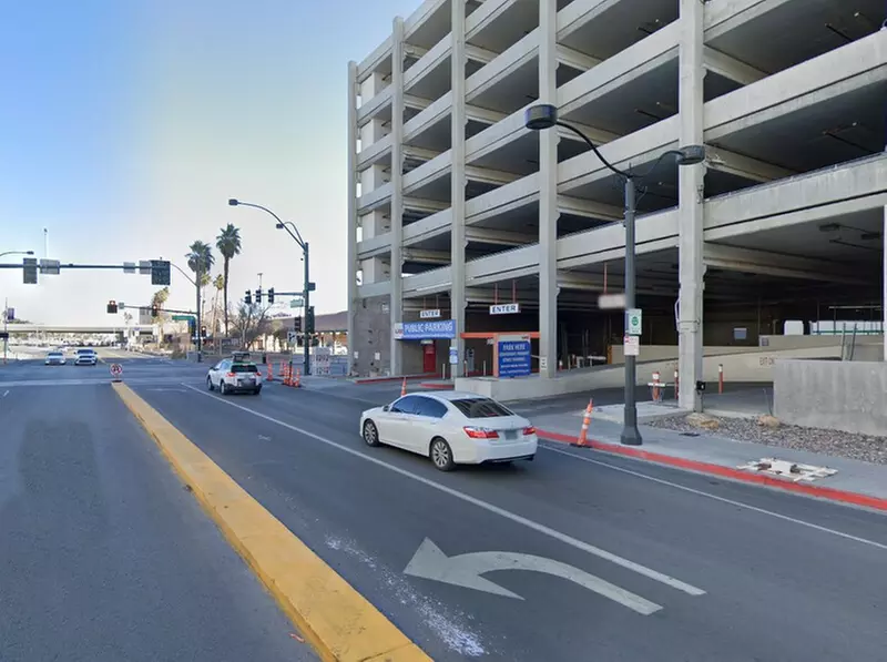 Parking at 282 N. Casino Center Blvd. Garage