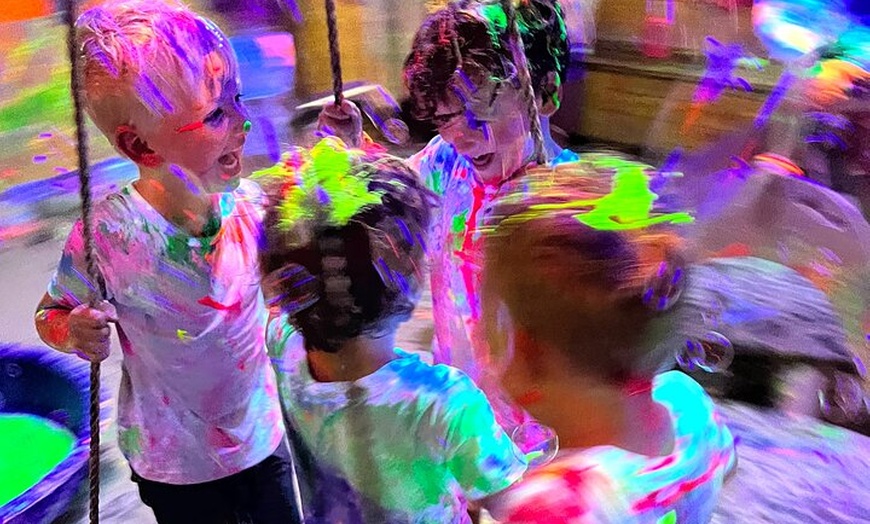 Image 13: Ultimate UV Paint Party in Maleny for Ages 18 months and above