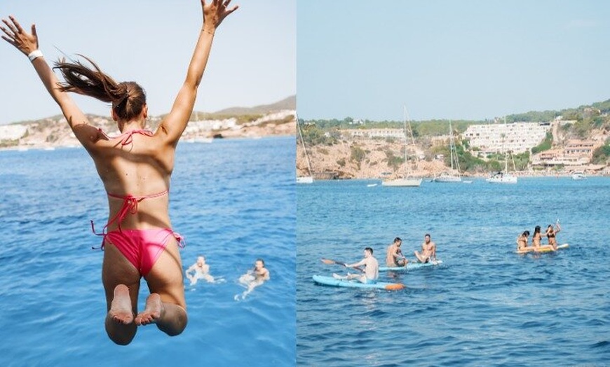Image 6: Paseo en barco de 5 horas por Ibiza con almuerzo, 6 bebidas, tablas...
