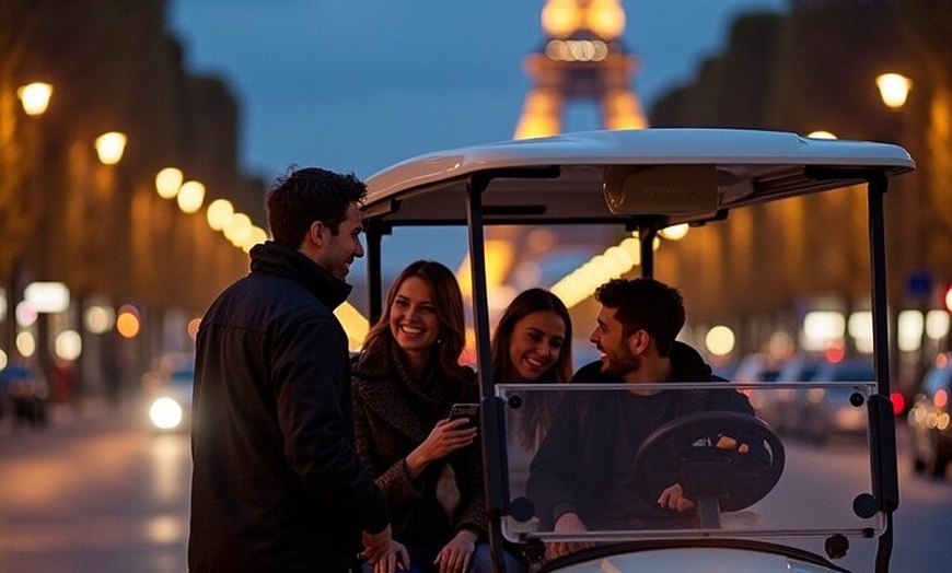 Image 5: Paris by Night Visite privée de 2 heures en voiturette de golf