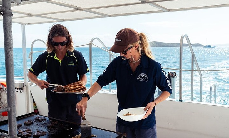 Image 7: Great Keppel Island Snorkel and Glass Bottom Boat Experience