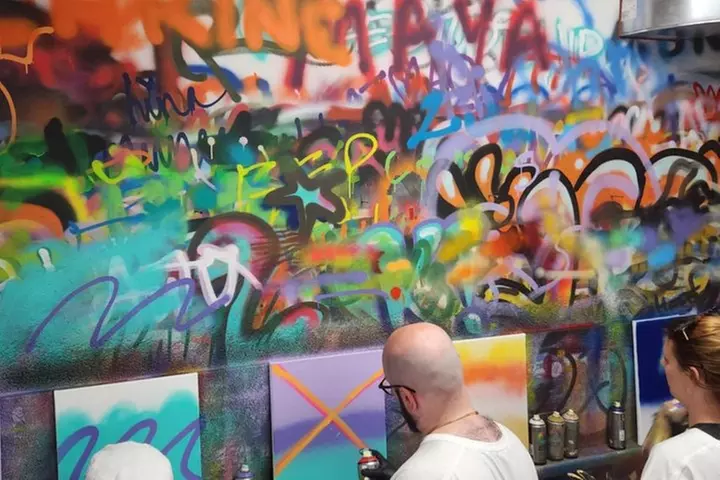 BYOB Spray Paint and Sip at Studio W.I.P.
