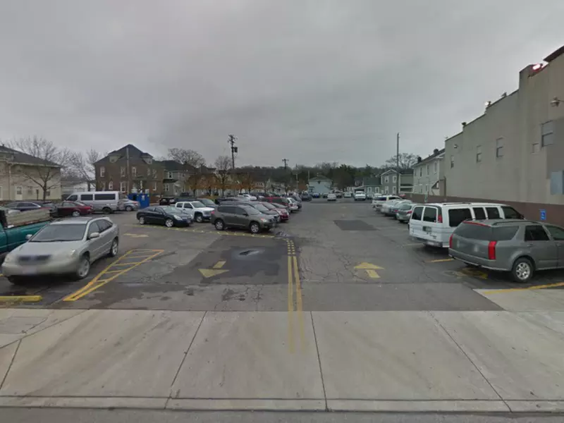 Parking at Hickory BBQ Lot