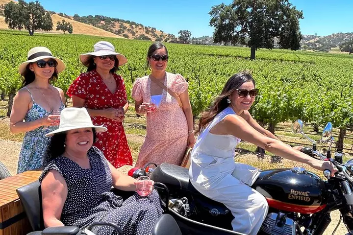 Vineyard Rides Paso Robles Sidecar Wine Adventure