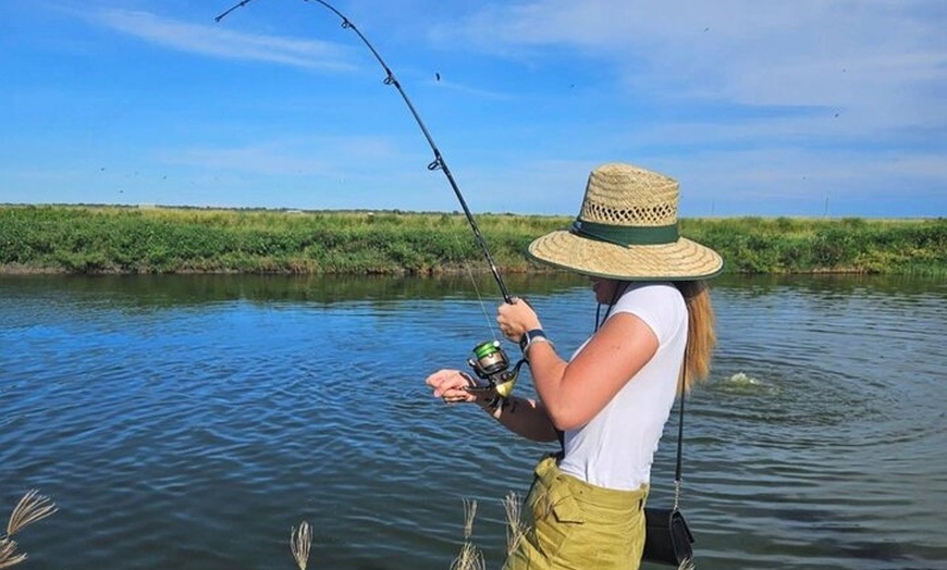 Image 2: Hooked On Barra - Land Based Barramundi Fishing Experience