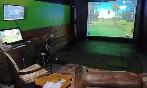 $25 Towards One Hour Of Axe Throwing Or Golf Simulator For Group Of...