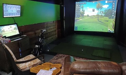 $25 Towards One Hour Of Axe Throwing Or Golf Simulator For Group Of 4 (Reg $50) - Jupiter Bullseyes and Birdies