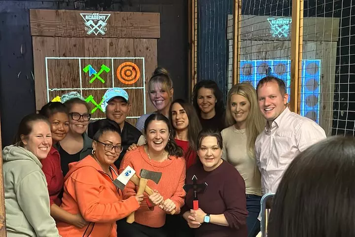 Axe Academy Projector Lane Axe Throwing Experience - Primary Image