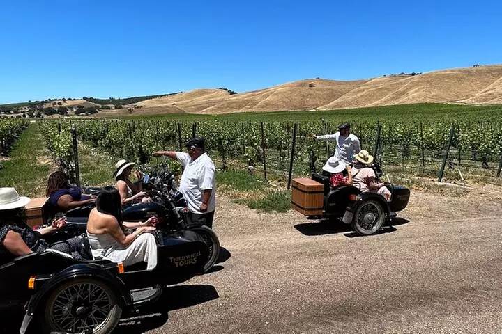 Vineyard Rides Paso Robles Sidecar Wine Adventure