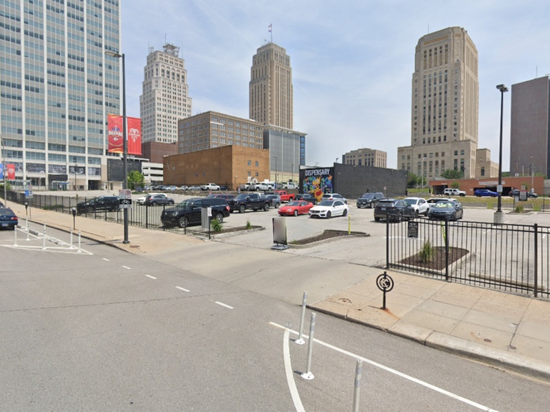 Parking at 1209 Grand Blvd. Lot