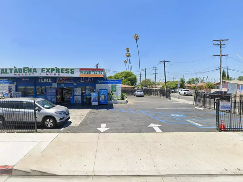 Parking at Alta Dena Express Lot