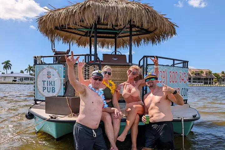 Private 3 Hour Tiki Pub Tropical Sandbar Getaway Cruise - Primary Image