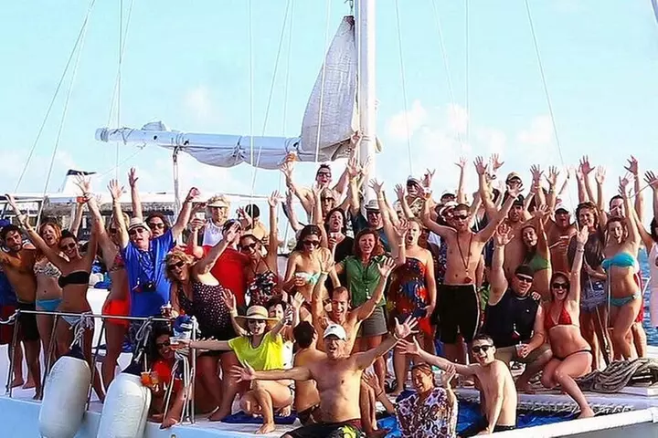 3 in 1 Catamaran Tour to Isla Mujeres from Cancun All Inclusive - Primary Image