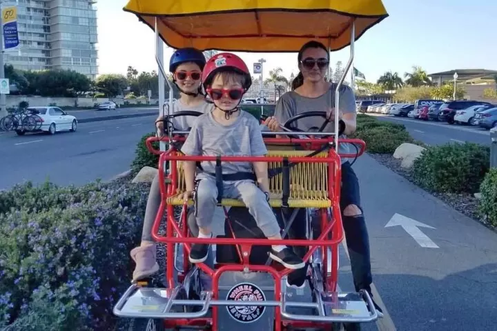 Downtown San Diego 4 Wheel Surrey Cycle Rental