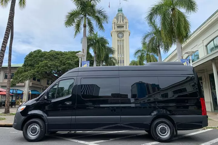 HNL Airport & Waikiki Private Transfer by Brand New Mercedes Van - Primary Image