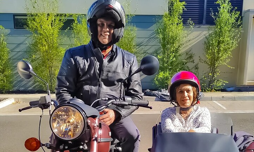 Image 1: Awesome Motorcycle Sidecar Sightseeing Melbourne