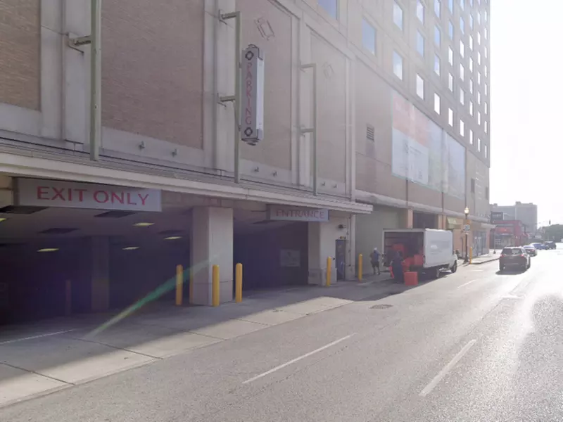 Parking at Louisville Marriott Downtown