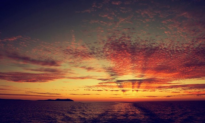 Image 10: Crucero VIP al atardecer con bebidas, paella, remos y snorkel