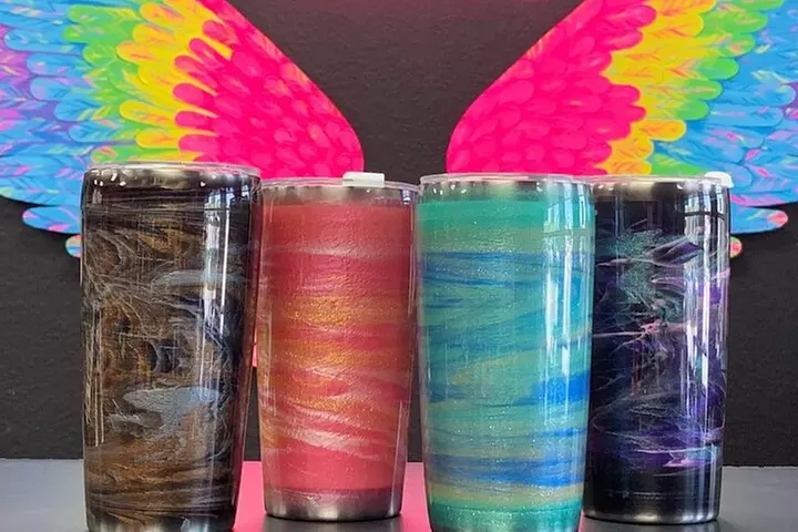 Resin Tumbler or Water Bottle Experience - Second Medium