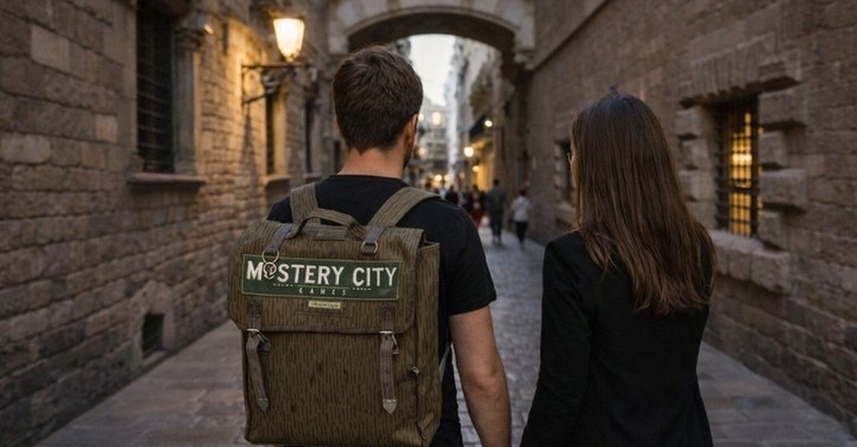 Búsqueda del tesoro urbana Mystery City Games en Barcelona