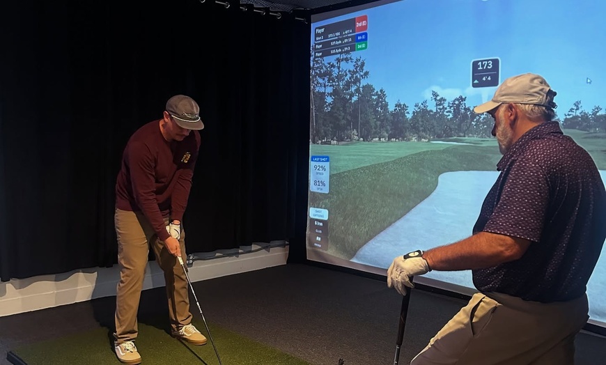 Image 3: $25 For 1 Hour Of Indoor  Golf  Simulator Session (Reg $50)