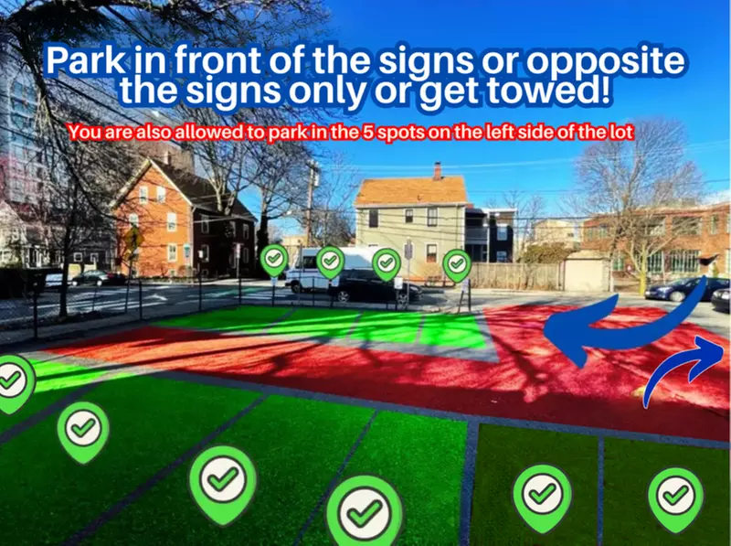Parking at 90 Hamilton St. - Lot